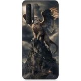 Huawei P Smart 2021 Uyumlu Satranç Maçı Desenli Silikon Kılıf