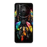 Huawei P Smart 2021 Uyumlu Silikon Kılıf Renki Dream Catcher Düş Kapanı