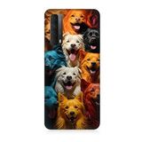Huawei P Smart 2021 Uyumlu Silikon Kılıf Sevimli Köpekler