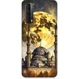 Huawei P Smart 2021 Uyumlu Uzay Posterleri Desenli Silikon Kılıf
