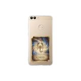 Huawei P Smart ile Uyumlu Burç Kartları Akrep Tasarımlı Şeffaf Silikon Kılıf