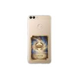Huawei P Smart ile Uyumlu Burç Kartları Yangeç Tasarımlı Şeffaf Silikon Kılıf