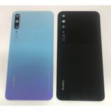 Huawei P Smart Pro Stk-l21 Arka Kapak Pil Kapağı + Kamera Camı Mavi