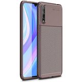 Huawei P Smart S (Y8P) Kılıf Karbon Görünümlü Silikon Zipax-Zr-Negro