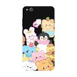 Huawei P10 Lite İle Uyumlu Siyah Cuddle Crew Desenli Silikon Kılıf