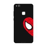 Huawei P10 Lite İle Uyumlu Siyah Heart Spider-Man Desenli Silikon Kılıf