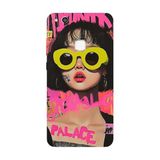 Huawei P10 Lite İle Uyumlu Siyah Punk Princess Desenli Silikon Kılıf