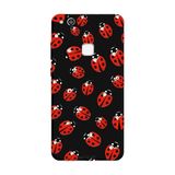Huawei P10 Lite İle Uyumlu Siyah Red Miracles Desenli Silikon Kılıf