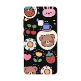 Huawei P10 Lite İle Uyumlu Siyah Sunny Bears Desenli Silikon Kılıf