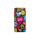 Huawei P20 Lite ile Uyumlu Grafiti Aşk Tasarımlı Şeffaf Silikon Kılıf