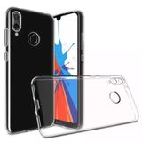 Huawei P20 Lite İle Uyumlu Kılıf Şeffaf Silikon Kamera Korumalı 3D
