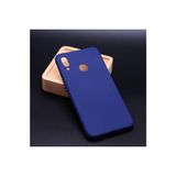 Huawei P20 Lite Kılıf Esnek ve Soft Silikon Kapak Lupsy Kapak - Midnight Blue