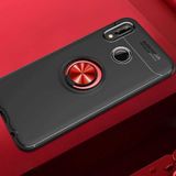 Huawei P20 Lite Kılıf Kamera Çıkıntılı Renkli Yüzüklü Standlı Mıknatıslı Kapak Ravel