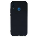 Huawei P20 Lite Kılıf Nano Içi Kadife Silikon - LACIVERT-(5796)