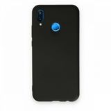 Huawei P20 Lite Kılıf Nano Içi Kadife Silikon - Siyah