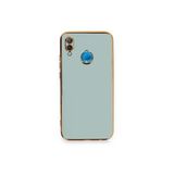 Huawei P20 Lite Kılıf Volet Silikon - Açık Yeşil-(5796)