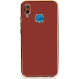 Huawei P20 Lite Kılıf Volet Silikon - Kırmızı-(5796)