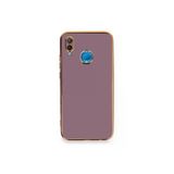 Huawei P20 Lite Kılıf Volet Silikon - Mor-(5796)