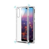 Huawei P20 Lite Şeffaf Kılıf Köşelerde Darbelere Karşı Ultra Kalınlık Antishock