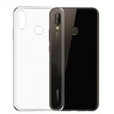 Huawei P20 Lite Şeffaf Silikon Temperli Cam Cep Telefonu Kılıfı