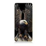 Huawei p20 Lite Uyumlu Silikon Kılıf Beyaz Başlı Kara Kartal