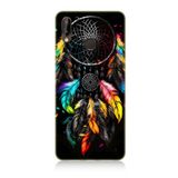 Huawei p20 Lite Uyumlu Silikon Kılıf Renki Dream Catcher Düş Kapanı