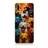 Huawei p20 Lite Uyumlu Silikon Kılıf Sevimli Köpekler