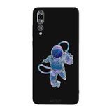 Huawei P20 Pro İle Uyumlu Siyah Astro Desenli Silikon Kılıf