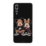 Huawei P20 Pro İle Uyumlu Siyah Love In Style Desenli Silikon Kılıf