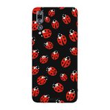 Huawei P20 Pro İle Uyumlu Siyah Red Miracles Desenli Silikon Kılıf