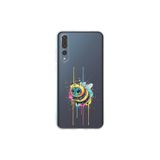Huawei P20 Pro ile uyumlu Splash arı tasarımlı şeffaf silikon kılıf