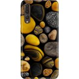 Huawei P20 Pro Kılıf Desenli Baskılı Tpu Rubber Kapak Renkli Taşlar - 001-Renkli