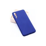 Huawei P20 Pro Kılıf Esnek ve Soft Silikon Kapak Lupsy Kapak - Midnight Blue