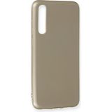 Huawei P20 Pro Kılıf First Silikon - GOLD-(5796)
