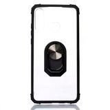 Huawei P30 Lite Kenarlari Renkli Anti Sok Seffaf Kilif