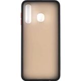 Huawei P30 Lite Kılıf Mat Yüzey Renkli Kenar Silikon