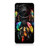 Huawei p30 Lite Uyumlu Silikon Kılıf Renki Dream Catcher Düş Kapanı