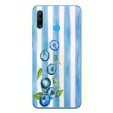 Huawei P30 Lite Uyumlu Yaban Mersinleri Baskılı Silikon Kılıf