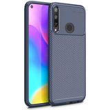 Huawei P40 Lite E Kılıf Karbon Görünümlü Silikon Zipax-Zr-Negro