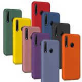 Huawei P40 Lite E Kılıf Liquid İçi Kadife Lansman Velvet Silikon