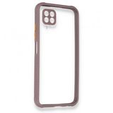 Huawei P40 Lite Miami Şeffaf Silikon Açık Mor Kılıf