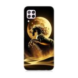 Huawei P40 Lite Uyumlu Ay Kadını Desenli Silikon Kılıf