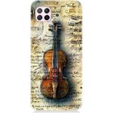 Huawei P40 Lite Uyumlu Eski Keman Desenli Silikon Kılıf