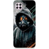 Huawei P40 Lite Uyumlu Gaz Maskesi Desenli Silikon Kılıf