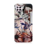 Huawei P40 Lite Uyumlu Soyut Kadın Desenli Silikon Kılıf