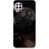 Huawei P40 Lite Uyumlu Tabanca Silindiri Desenli Silikon Kılıf