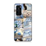 Huawei P40 Uyumlu Mavi Oyuncaklar Desenli Silikon Kılıf