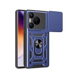 Huawei Pura 70 5G Kılıf Magnetik Standlı Kamera Korumalı Zore Sürgülü Vega Kapak