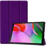 Huawei T5 10 Inc Htstore Zore Smart Cover Standlı 1-1 Kılıf-Mor