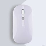 Huawei Tablet Şarj Edilebilir Sessiz Mouse Bluetooth + 2.4Hz Wifi Kablosuz Mouse Fare Beyaz